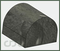 Radius sector type fluting bit